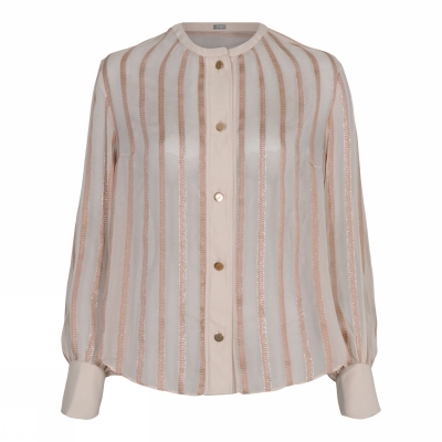 Gustav Silk shirt - Pearl Ivory Gustav Silk shirt - Pearl Ivory